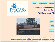 Tablet Screenshot of procasp.com